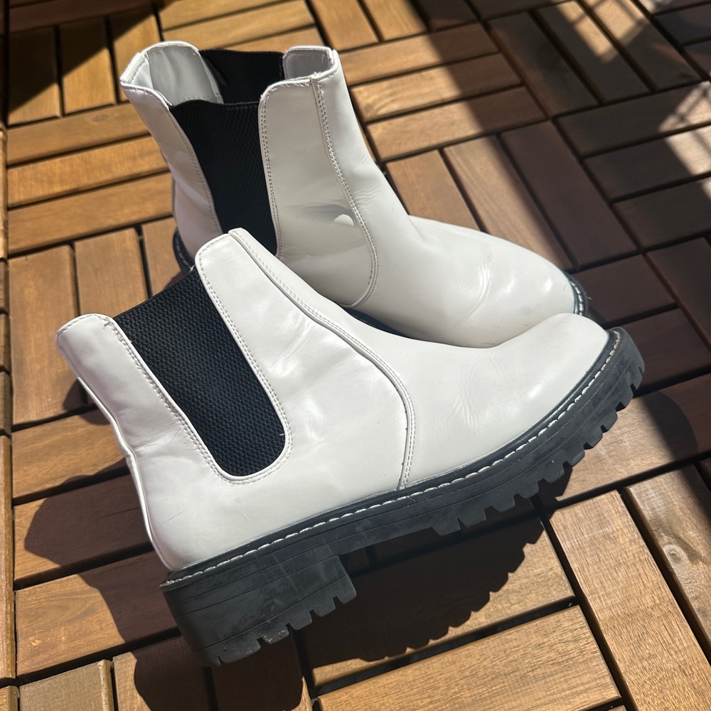 White boots